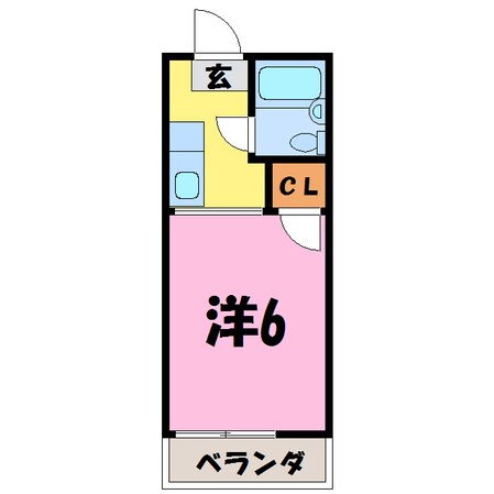 テラス江南の物件間取画像